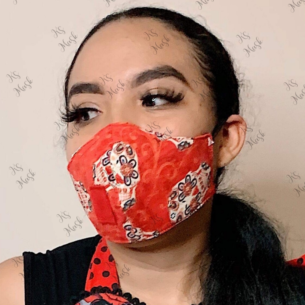 Mask with Straw opening